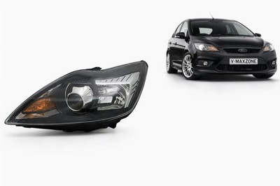 Left Headlight for Ford Focus MK2 2008 2009 2010 2011 2012- VP1481L Black LHD