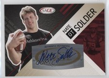 2011 SAGE Red Auto Nate Solder #A-49 Auto 12jw