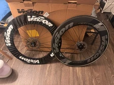 vision sl81 disc wheelset, tire included