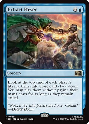 x1 Extract Power R MTG Commander: Marvel Super Heroes M/NM, English
