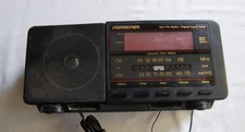 Soundesign 3646 BLK Alarm Clock AM/FM Radio, TESTED WORKS