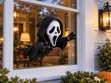 Ghost Window Decor, Cute Ghost Wall Decoration, Spooky Halloween Home Decor, Gla