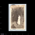 Vintage Photo WOMAN AND SHADOW 1918 WICHITA KANSAS