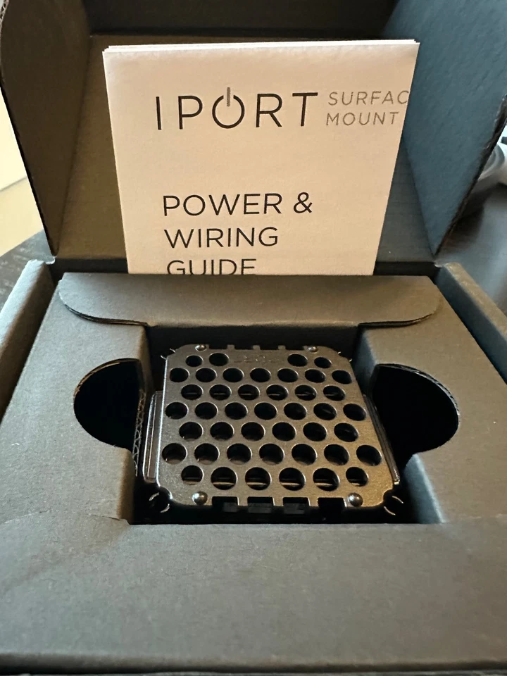 IPORT POE Splitter 70718 Aufputz Schwarz Neu!