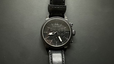 BU7827 Burberry The Utilitarian Men Watch 42mm Chronograph Black