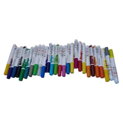 Ecoline Brush Pen-Set mit 27 flüssigen Aquarellstiften   Grundtöne | Mischbare P