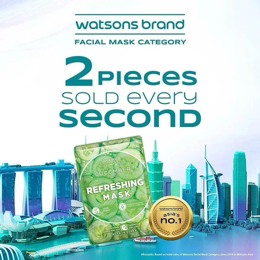 Mask - Cucumber Refreshing Mask 1s - Image 2 of 3