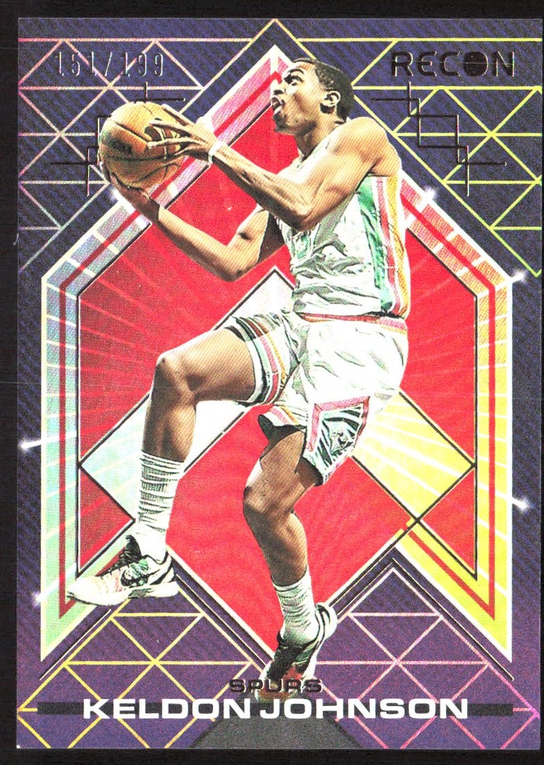 224I 2021-22 Panini Recon #102 Keldon Johnson Holo Red #/199