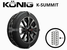 CATENE DA NEVE KONIG K-SUMMIT K12 225/60 R13 OMOLOGATE EN16662-1 TÜV/GS A RAGNO