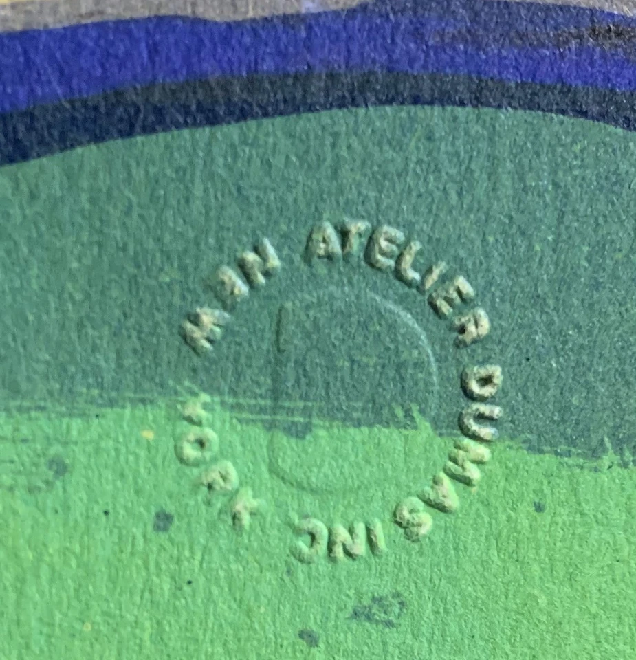 Litografía Guillaume Corneille edición limitada titulada "Les Deux Amies" 1979   Foto 3 de 4