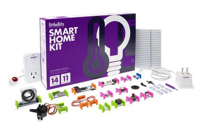 LittleBits Smart Home Kit 14 Bits, 11 Accessories, 10 New Devices Schemes Includ
