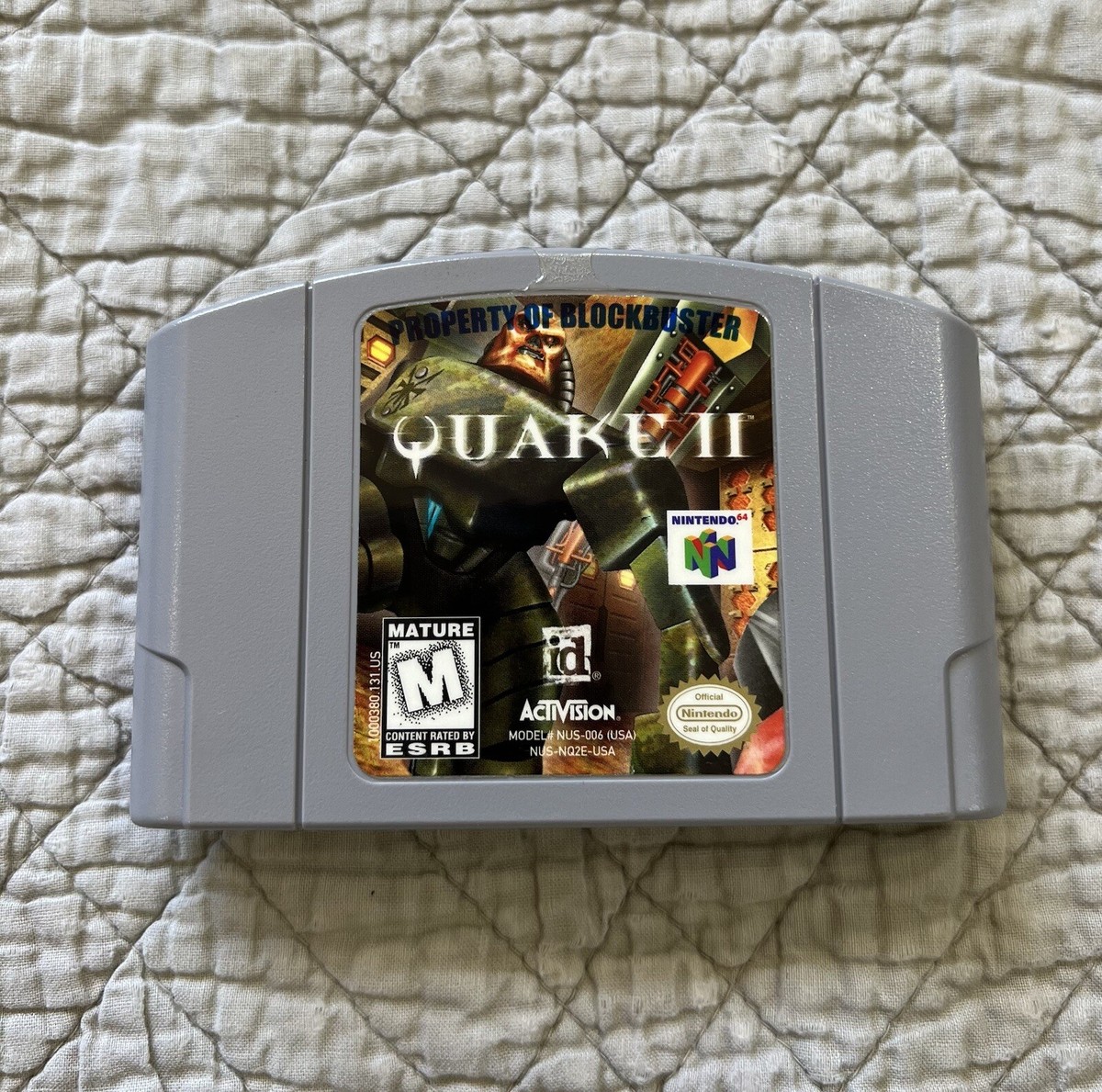 Quake II (Nintendo 64, 1999) AUTHENTIC Tested N64 Game