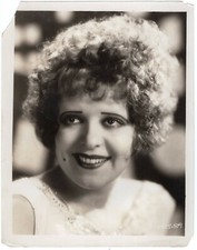 CLARA BOW in ADORABLE PORTRAIT Original Vintage 1920s GOLDEN AGE PHOTO 356