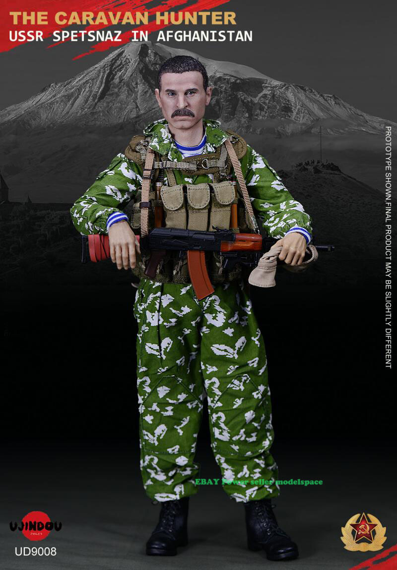 UJINDOU 1/6 UD9008 USSR Spetsnaz Afghanistan War Soldier Action