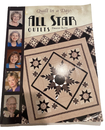 Quilt in a Day ALL STAR COURTEPOINTES livre Eleanor Burns Nancy Zieman coureur de table  - Photo 1 sur 2