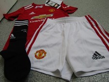 Official adidas Manchester United Home Infant Kit 2020/21(Shirt, Shorts & Socks)