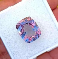 NATURAL Loose Montana Bi-Color Change Sapphire Cushion Cut GEMSTONE 10.00 Ct
