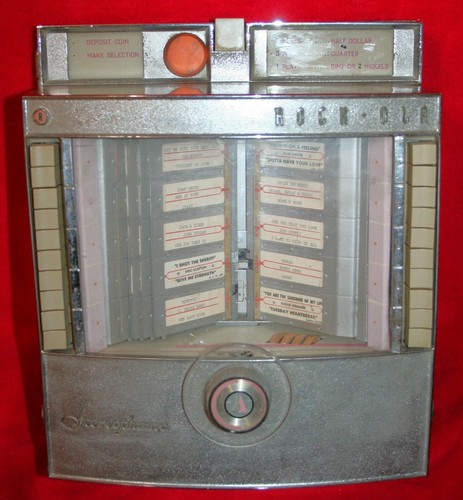 Vintage 1963 ROCK-OLA Model 1564 Wall Box for 404 Capri JUKEBOX 100 Selection 