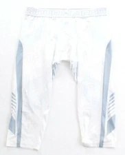Under Armour White UA HeatGear SuperVent 3/4 Compression Leggings Men's NWT