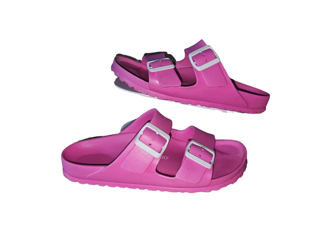 Birkenstock arizona hotsell neon pink
