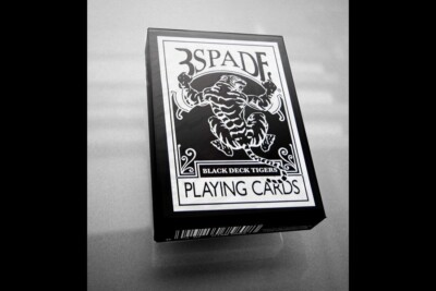 Bicycle Ellusionist GAFF DECK 3SPADE BLACK TIGER Playing Cards