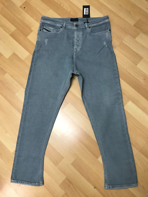 NEU MIT ETIKETT MADE ITALY HERREN Diesel GOLD TYP 2846 STRETCH DENIM BG8J9 BLAU SCHLANK W31