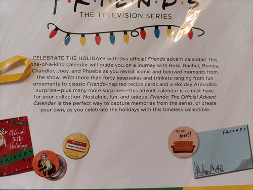 Friends: The One with the Surprises Advent Calendar - Great for any Friends Fan! - Picture 4 of 9