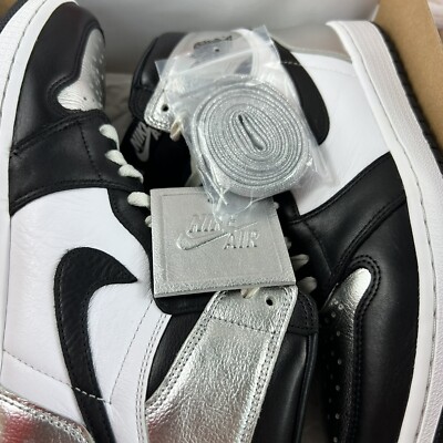 Nike Air Jordan Retro 1 High OG 'Silver Toe' CD0461-001 (Women 11