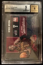 2012-13 Panini Elite Rookie Inscriptions Kyrie Irving Auto RC Acetate Mint BGS 9