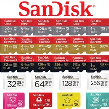 Tarjeta de memoria Sandisk Ultra, Extreme Pro, Switch Micro SD 256GB 512GB 1TB 2TB SDXC