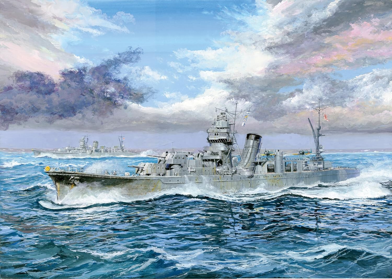 ЛЕГКИЙ КРЕЙСЕР AGANO серии FUJIMI 1700 IJN 48 ВМС ЯПОНИИ в комплекте С ПОЛНЫМ КОРПУСОМ 18590₽