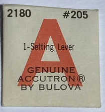 Accutron By Bulova￼ #2180 #205 New Old Stock Original Setting Lever ￼Unopened￼