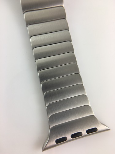 Oryginalny pasek na bransoletkę Apple Watch Series 10 9 8 ogniw 38mm 40mm 41MM 42MM srebrny - Zdjęcie 8 z 14
