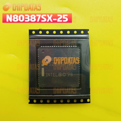 1PCS New  INTEL N80387SX-25 PLCC-68 Arithmetic Processor