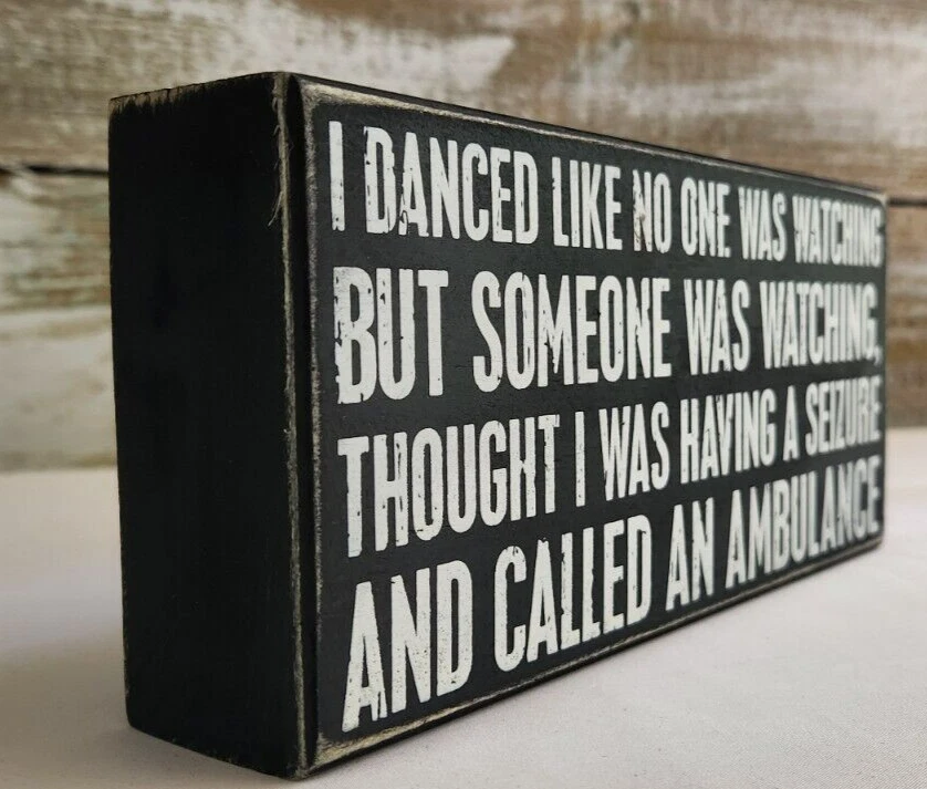 Funny Home Decor Sign Housewarming Farmhouse Primitives By Kathy 8" x 4" - Image 2 of 4