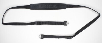 Leica 14312 Black Camera Neck Strap w/ Lugs For M2 M3 M4 M5 M6 M7 M8 M9 & More