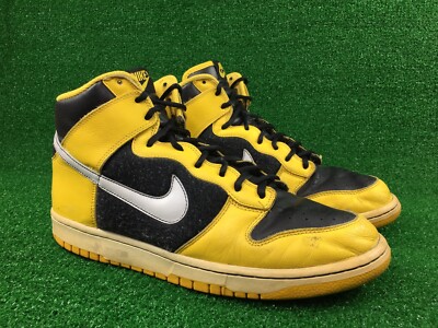 Nike Dunk High Varsity Maize 2006 Yellow White Black 309432-711 Men’s Size  12