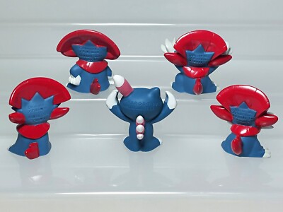 Figurines Pokémon Tomy Takara Zukan 1:40 - Sneasel, Weavile, Farfuret, Dimoret, Neuf