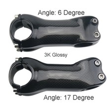 Carbon Stem Carbon Fiber MTB Stem 31.8mm Road Bike Bicycle Stems 1-1/8" 28.6mm 
