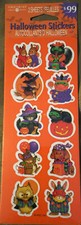VINTAGE HALLOWEEN STICKERS 2 SHEETS 10 EACH SHEET AGC TRICK OR TREATERS