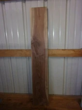 1 PC WALNUT LUMBER WOOD KILN DRIED BOARD 42 1/4"X 7"X 7/8" LOT 720R FLAT