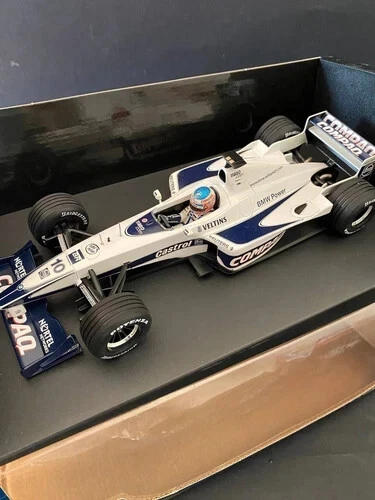 Minichamps 1:18 F1 WILLIAMS BMW FW22 Jenson Button GP Brazil 1.444 pcs - Immagine 2 di 3