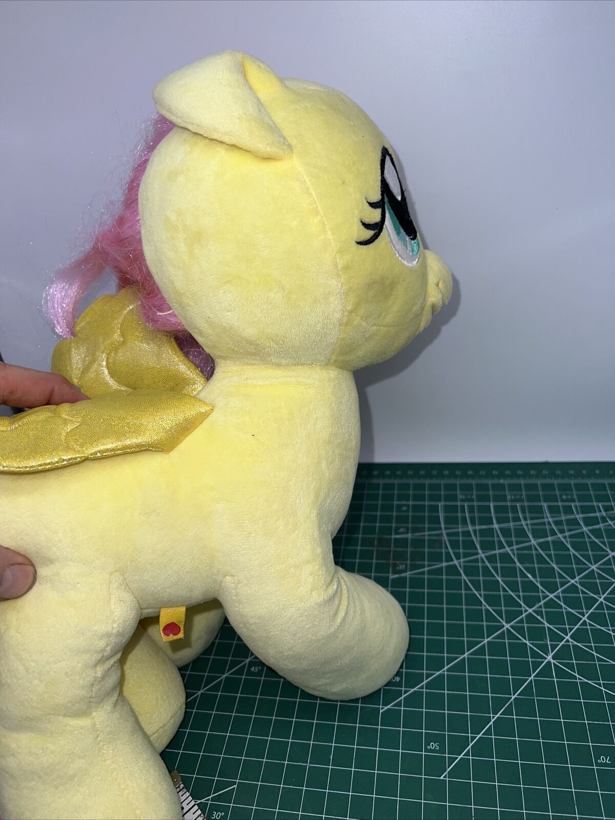 My Little Pony Build A Bear Shutterfly Stuffed Yellow 16" 2013 Plush Stuffed Toy