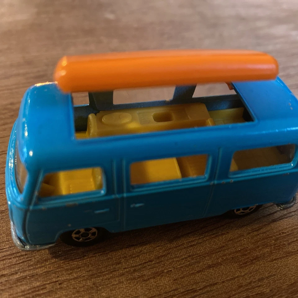 Matchbox Lesney Superfast No. Autobús Volkswagen VW Camper Van T2 23 vintage muy buen estado casi nuevo Foto 3 de 4