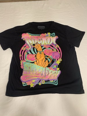 Official Scooby Doo Women's Fitted T-Shirt - The Amazing Scooby Design, Black - View #3
