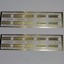 1/100 Scale Brass Etching Inclined Ladders for RC Boat Ship Model Making Kit DIY