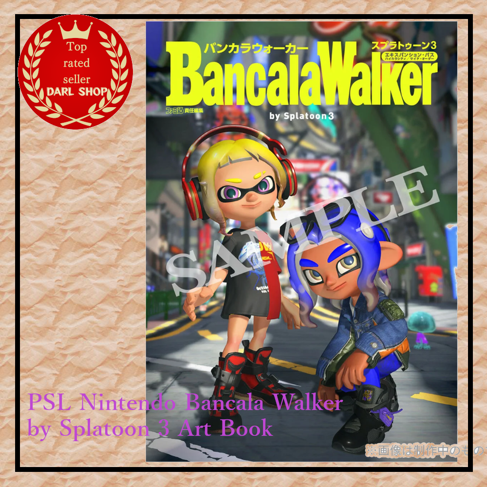PSL Nintendo Bancala Walker by Splatoon 3 Art Book Illustration