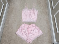 Spotlight Vintage Pink 2 Piece Lingerie Set Women's Size Medium