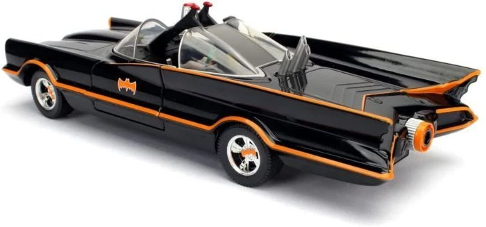 Batman (1966) Batmobile Vehicle 1:24 w/Batman & Robin Figure [OE] - Image 3 of 3