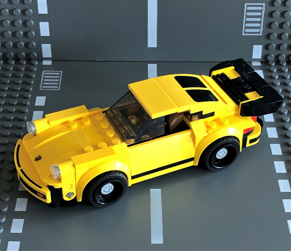 LEGO SPEED CHAMPIONS 1974 PORSCHE 911 TURBO CUSTOM YELLOW